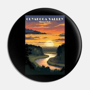 Cuyahoga Valley National Park Travel Poster Pin