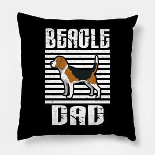 Beagle Dad Proud Dogs Pillow