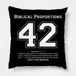 Biblical Proportions Pillow