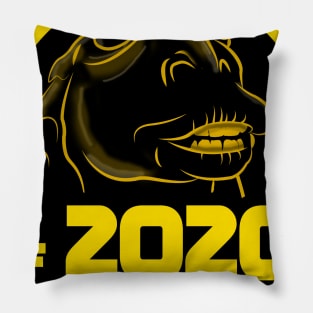 if 2020 had a face Pillow