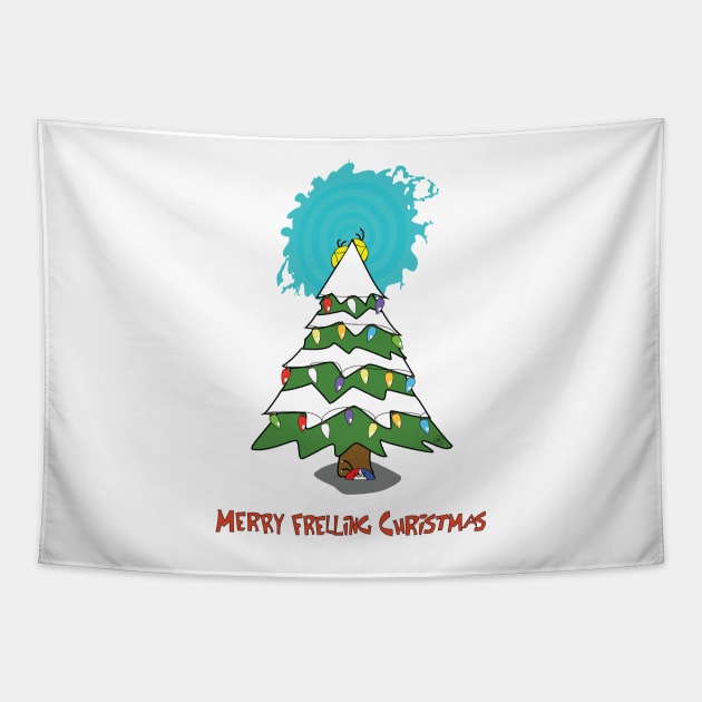 Merry Frelling Christmas DRD Tapestry by spritelady