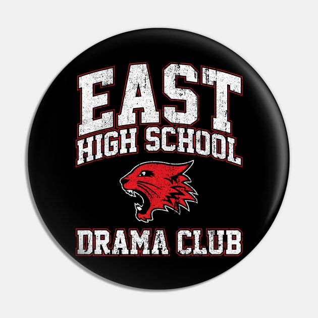 East High School Drama Club Pin by huckblade