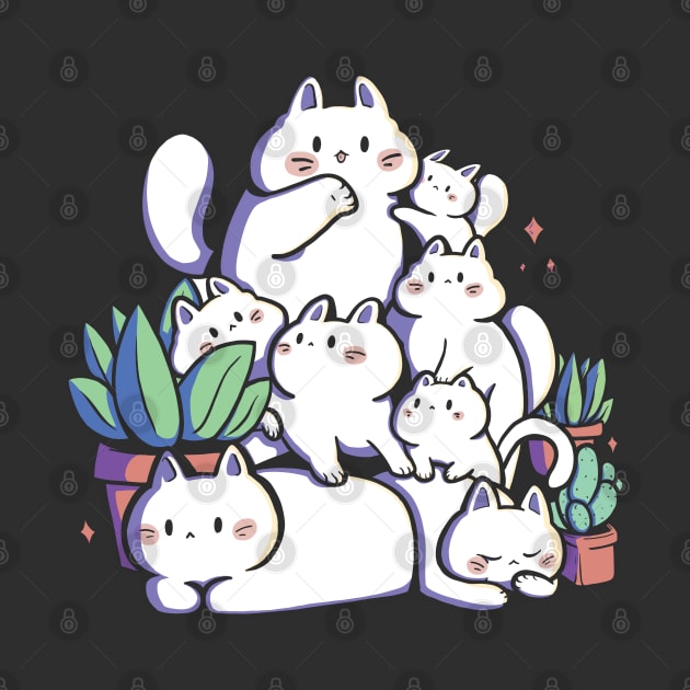pile of cats ( darks ) by ArtStopCreative