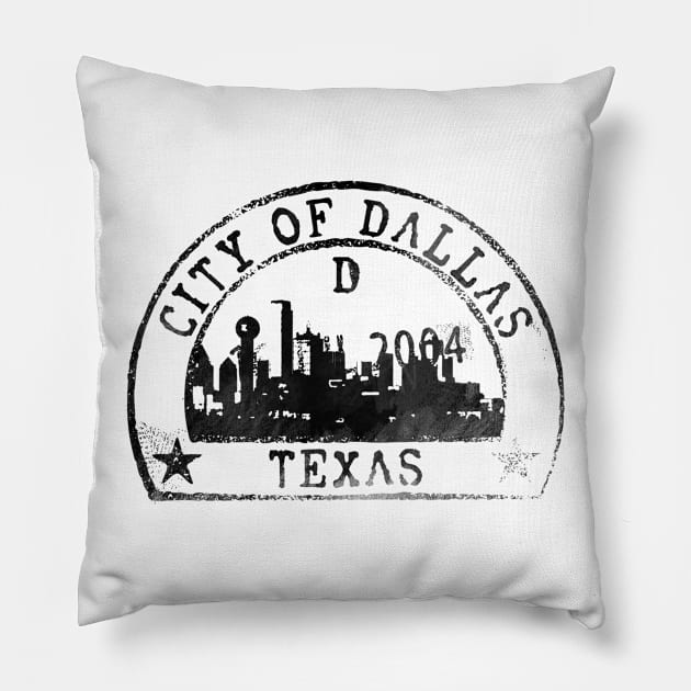 Dallas Pillow by KnuckleTonic