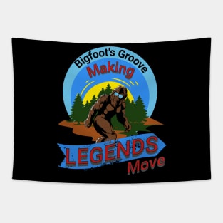 Bigfoot's Groove Making Legends Move - Bigfoot dance Tapestry