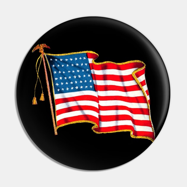 American Flag Pin by MasterpieceCafe