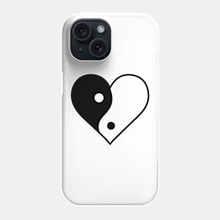 Ying Yang Heart Phone Case