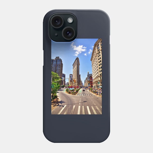 Flatiron Building New York City Phone Case by tommysphotos