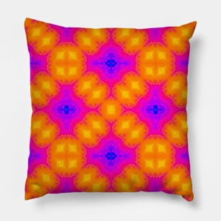 Digital Heat Warm Pattern Pillow