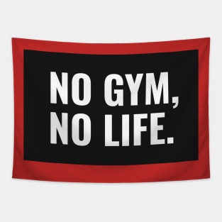 No Gym No Life, Workout Motivation Tapestry