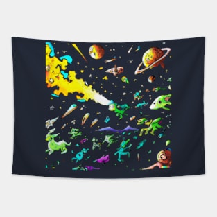 Alien war Tapestry