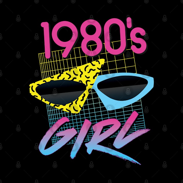 1980s Girl - Retro Memphis Sunglasses by andzoo