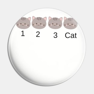 Un Deux Trois Cat Pin