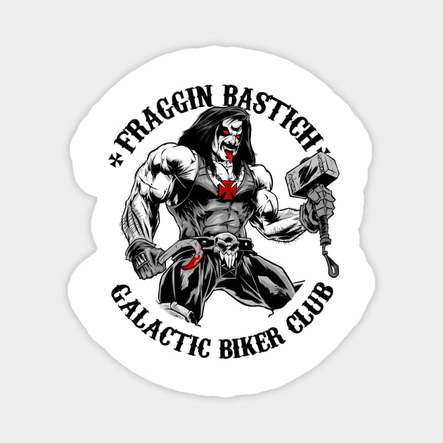 bastich bikers Magnet by chudd