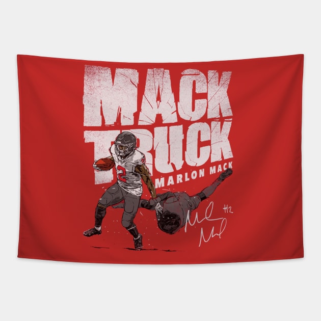 Marlon Mack Houston Mack Truck Tapestry by Chunta_Design