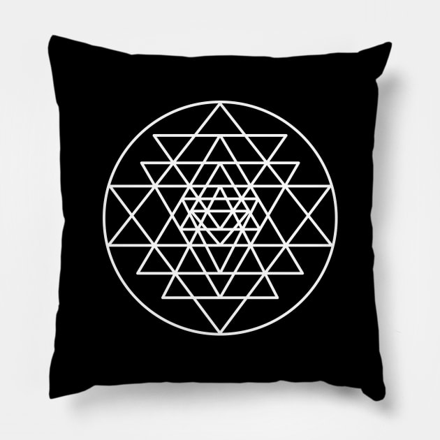 Sri Yantra Pillow by tinybiscuits