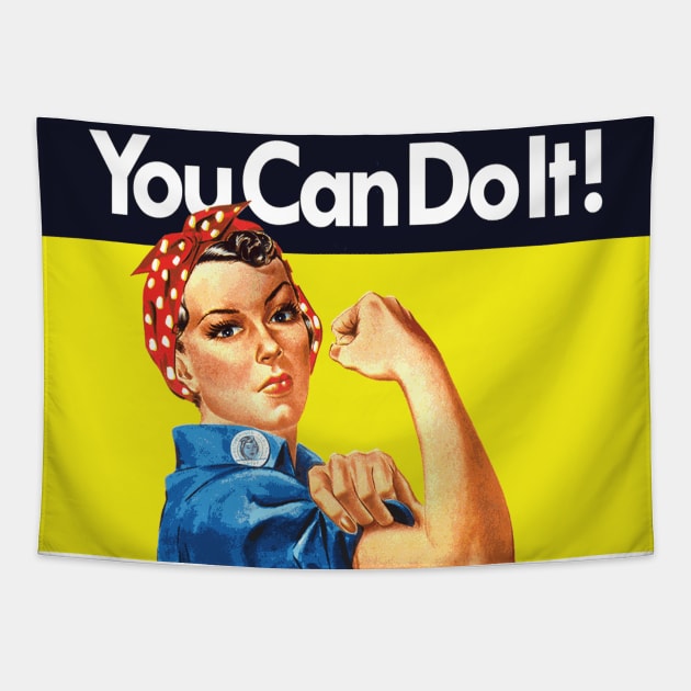 “You Can Do It!” Tapestry by BruceALMIGHTY Baker