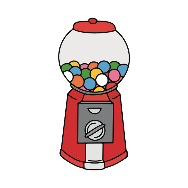 Retro Gumball Machine by murialbezanson