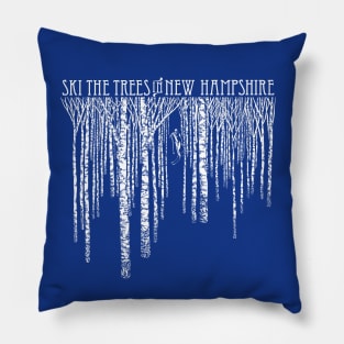 Ski the Trees New Hampshire Pillow