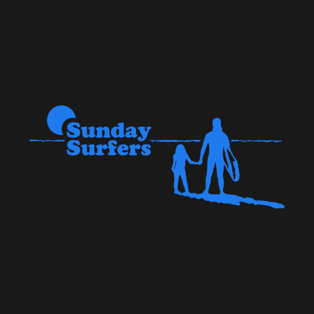 Sunday Surfers Blue by PilotStudios