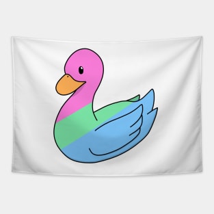 Pastel Polysexual Duck Tapestry