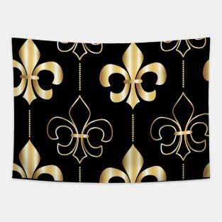 Golden Elegance Tapestry