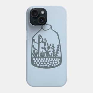 Terrarium Cactus and Succulent Houseplants Phone Case