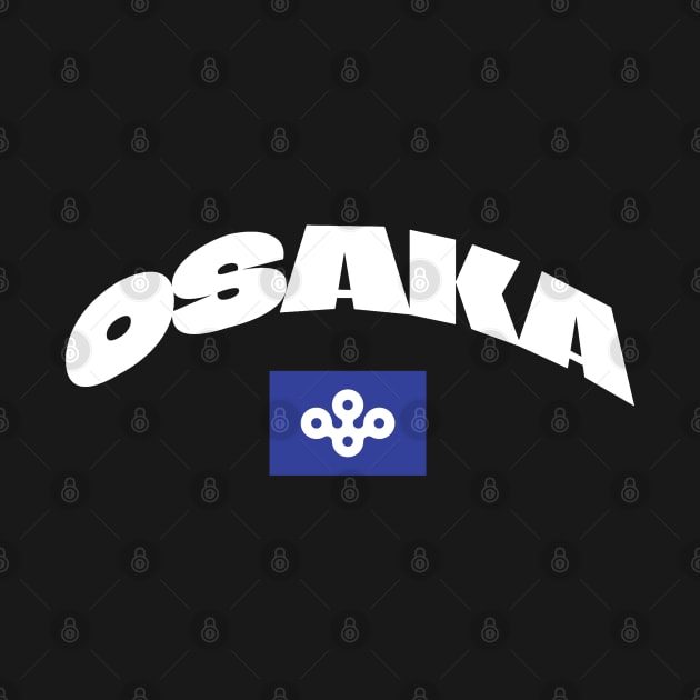 Osaka, Japan City Flag by Issho Ni