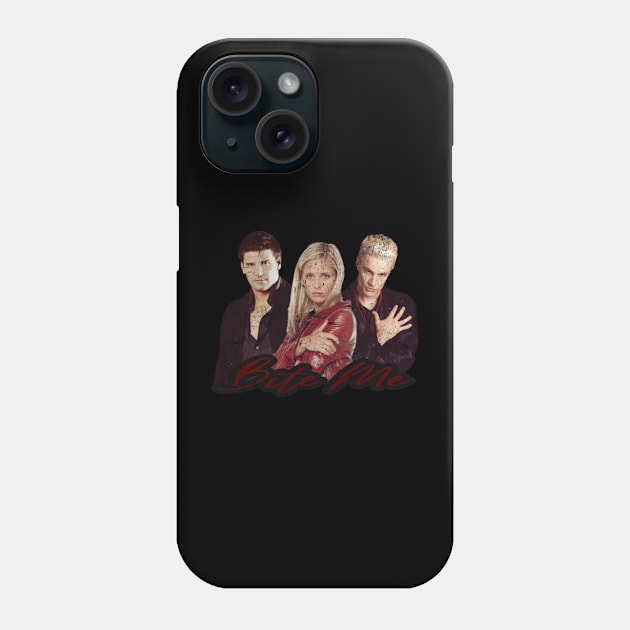 Buffy, Angel & Spike Vintage Look Phone Case by CharXena