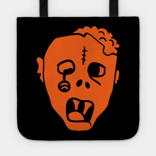 funny scary face Tote