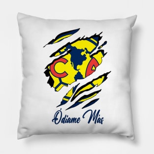 America Aguilas playera diseño camisa rota Odiame Mas Pillow