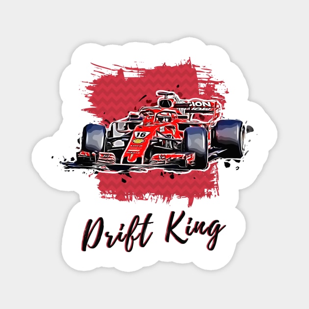Formula 1 Race Car-Drift King Magnet by WaggyRockstars
