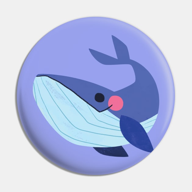 Mister Whale Pin by Mel Draws