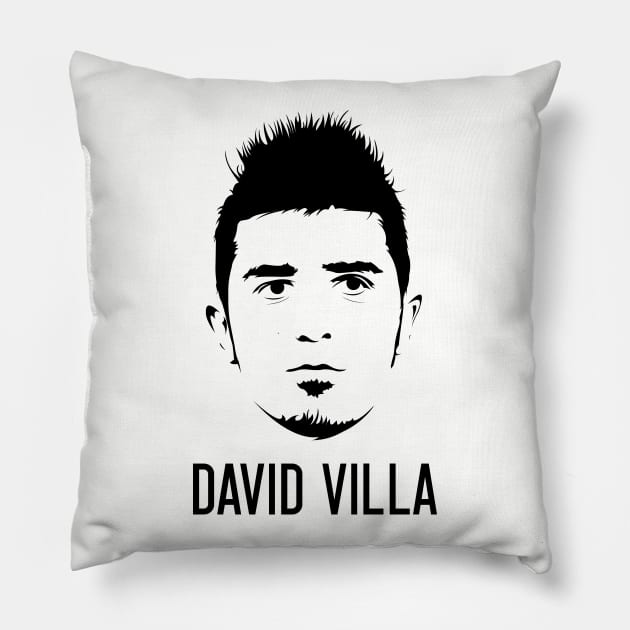 David Villa Pillow by InspireSoccer