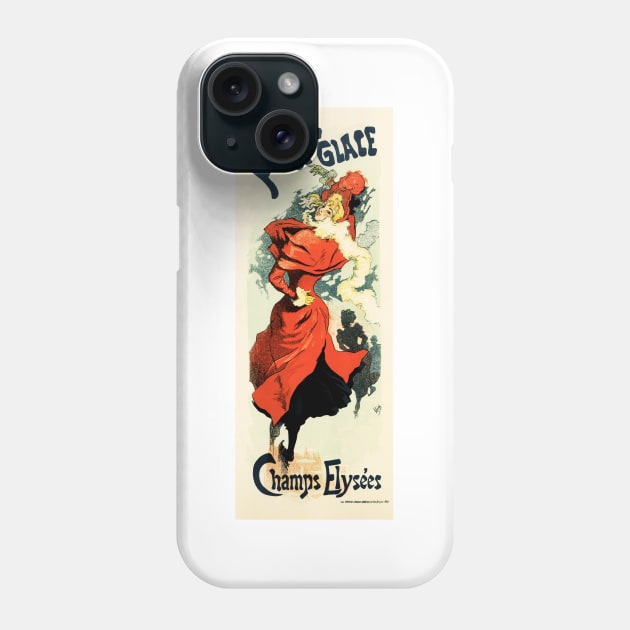 PALAIS DE GLACE Theatre Champs Elysees Paris Ad Vintage French Phone Case by vintageposters