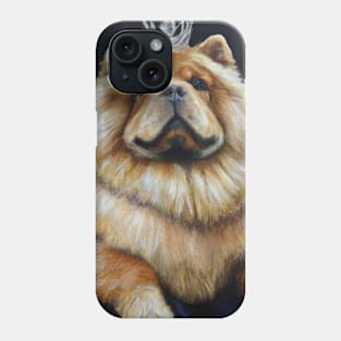 Chow Chow with Crown Phone Case