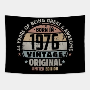 44th Birthday Gift Born in 1976 Limited Vintage Original Tapestry