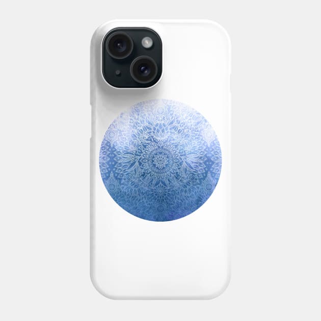 Enchanted Indigo - watercolor + doodle Phone Case by micklyn