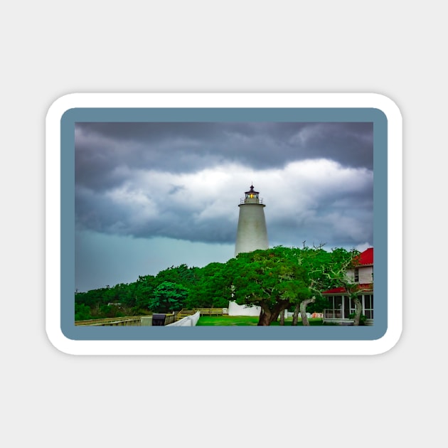 Ocracoke Lighthouse Magnet by Ckauzmann