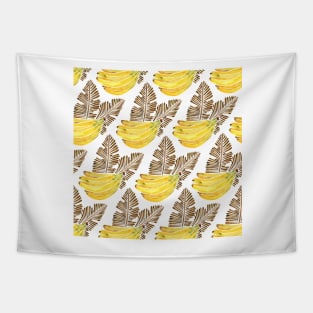 Sepia Bananas Pattern Tapestry