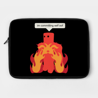 Roblox Meme Laptop Cases Teepublic - roblox oof noob head meme roblox laptop case teepublic