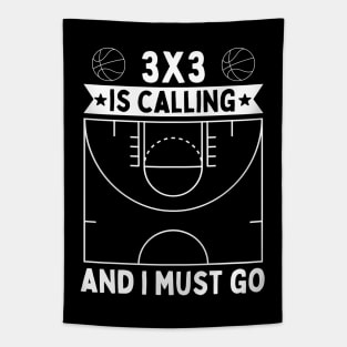 3x3 Is Calling And I Must Go Tapestry