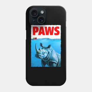 Wildlife Wonder Rhino PAWS, Tee Talk Triumph Extravaganza Phone Case