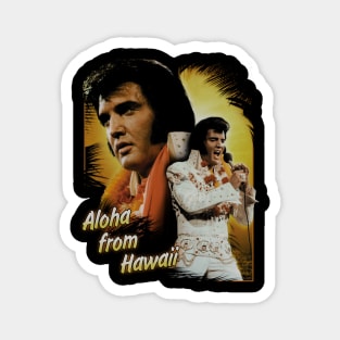Aloha from hawaii elvis presley gift for fans Magnet