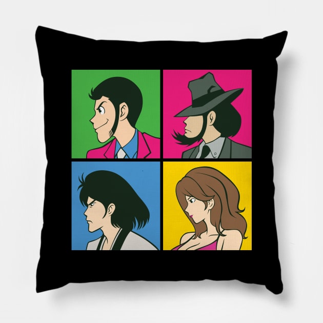 213 Lupin 4square Pillow by Yexart