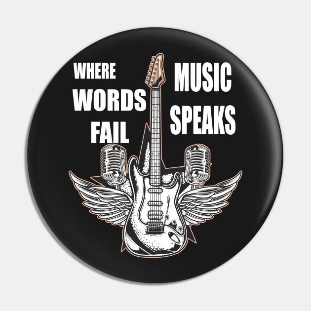 Copy of where words fail music speaks guitar | music lovers and dance | pop song Pin by stylechoc