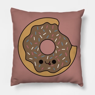 Cute Chocolate Donut - Kawaii Donut Pillow