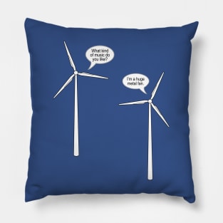 Wind Turbine Talk Pillow