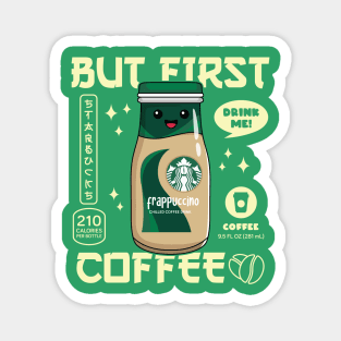 Coffee Flavored Iced Coffee for Coffee lovers and Starbucks Fans Magnet