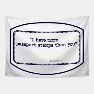 Passport stamp Tapestry